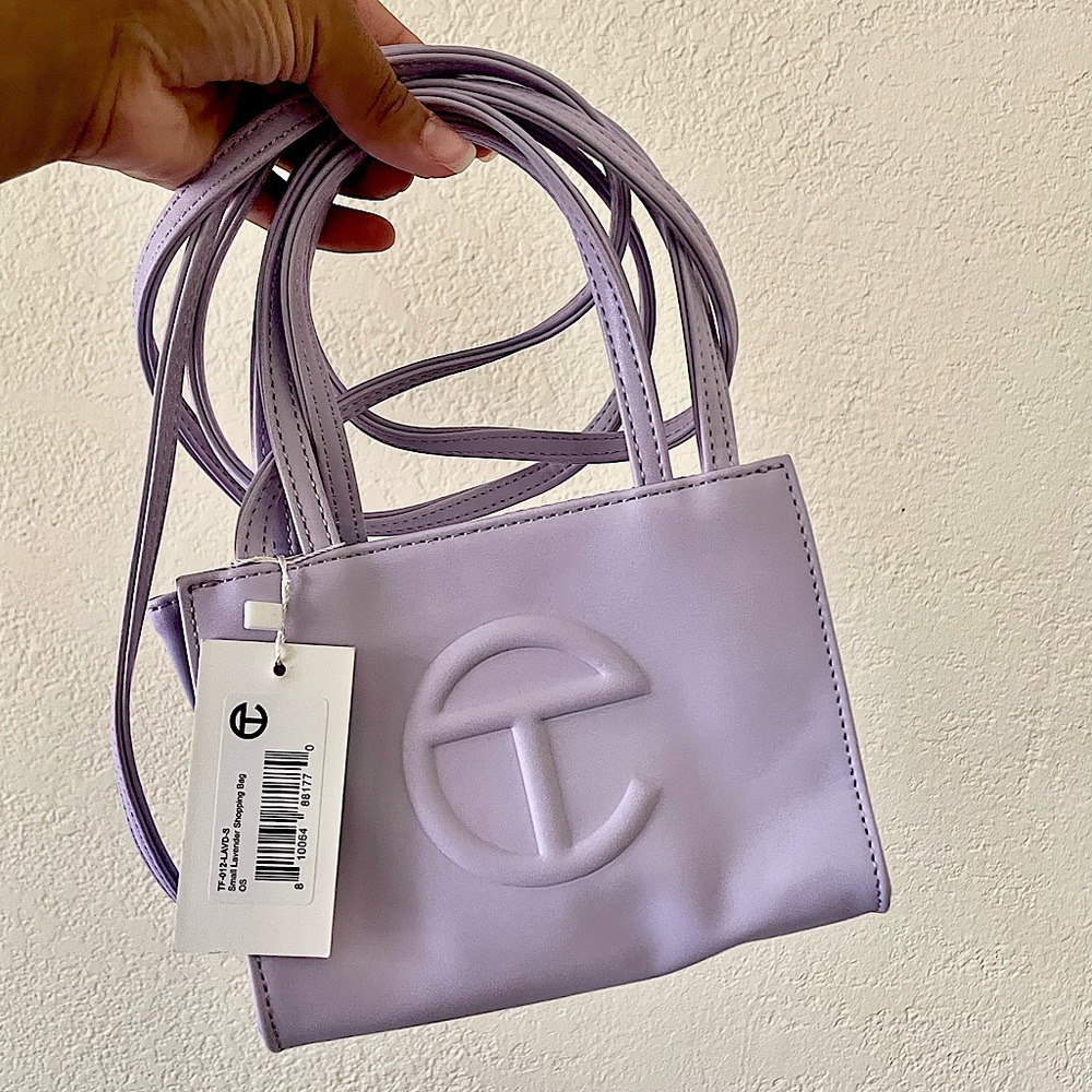 Telfar Small shopping bag in lavendar